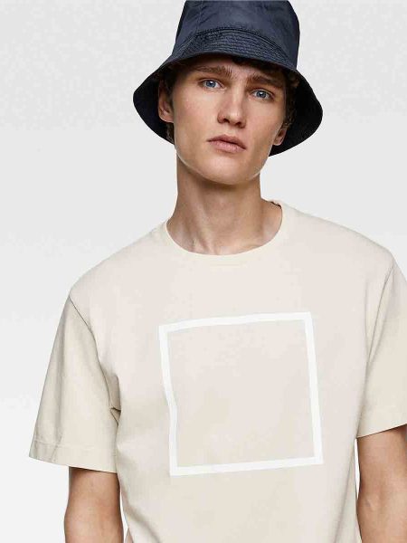 Cream Square Shirt