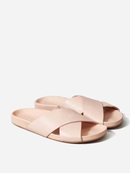 Crossover Leather Sandal
