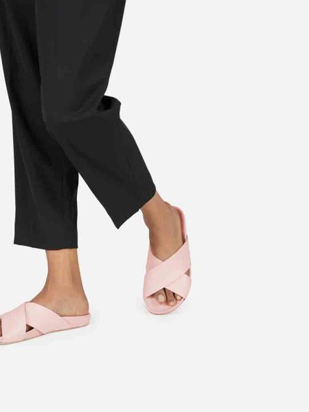 Crossover Leather Sandal - Image 3