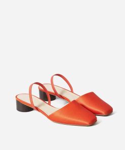 Tapered Square Toe Slingback