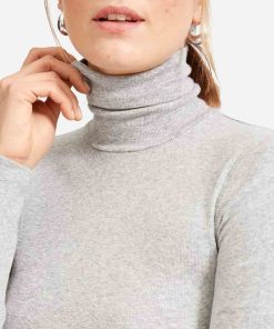 Basic Micro Rib Turtleneck