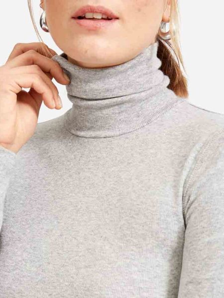 Basic Micro Rib Turtleneck