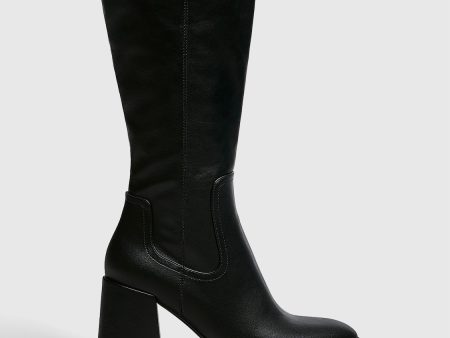 Knee-High Heeled Boots