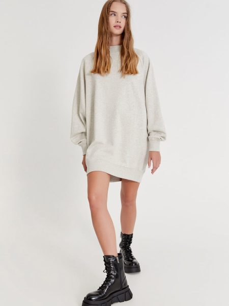 Long Sleeve Sweatshirt Dress - Image 4