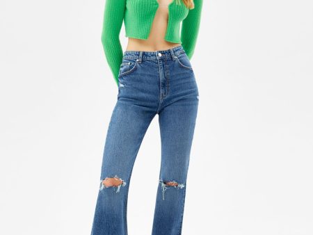 Ripped Flared Vintage Jeans