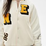 Varsity Jacket With Patch Details - Image 3