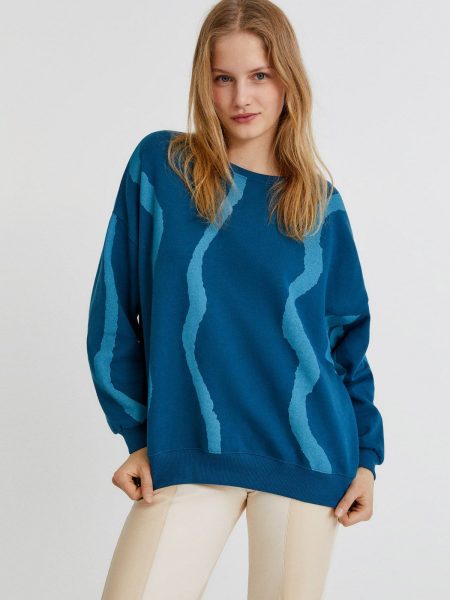 Tie-Dye Lines Sweatshirt