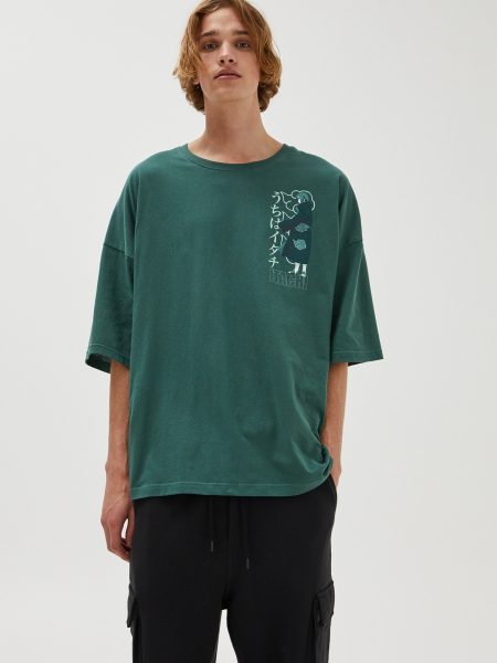 Naruto Itachi Print T-shirt
