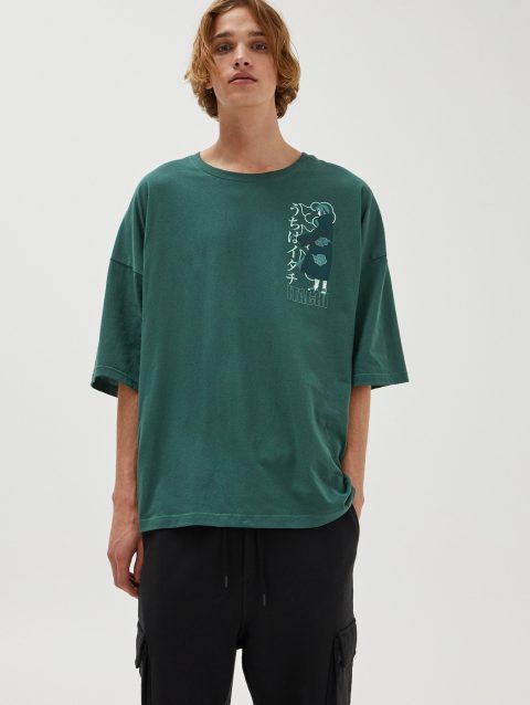 Naruto Itachi Print T-shirt