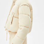 Short Nylon-Effect Puffer Jacket - Image 3