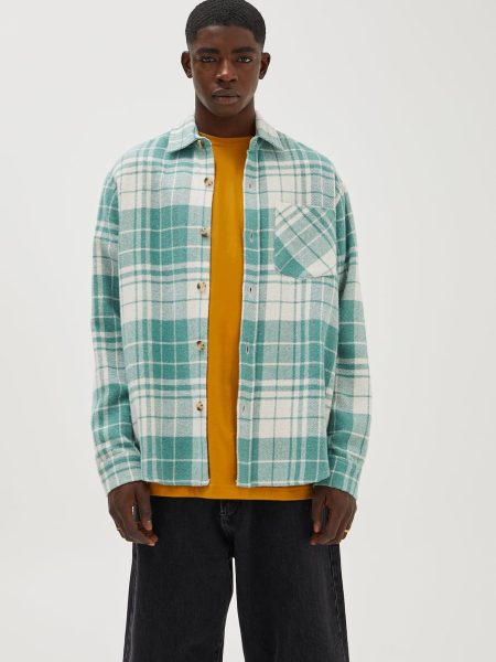Check Overshirt With Pocket Detail