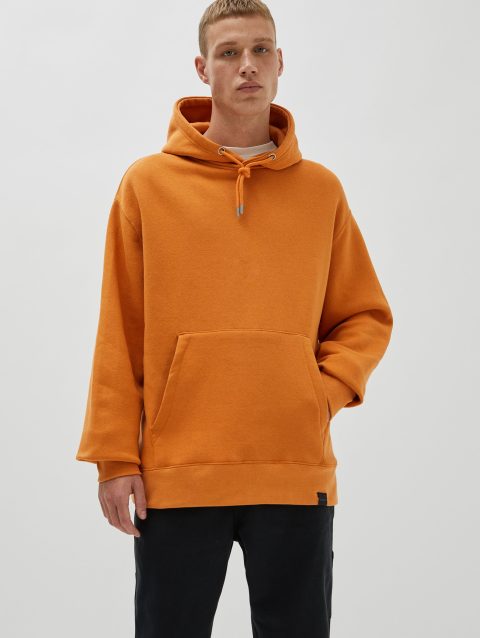 Pouch Pocket Hoodie Orange