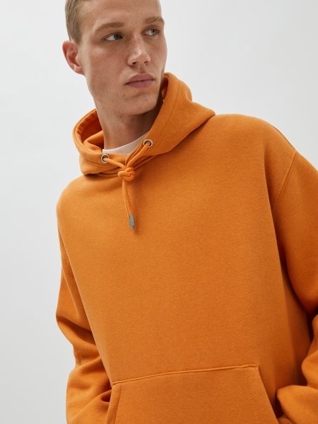 Pouch Pocket Hoodie Orange - Image 3