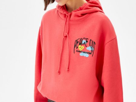 Rose Printed Hoodie