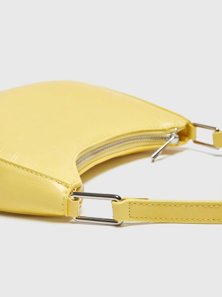 Shoulder Bag With A Mock Croc Finish - Image 4