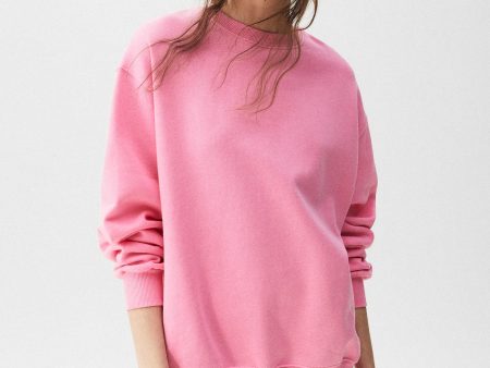 Basic Oversize Fleece Sweatshirt