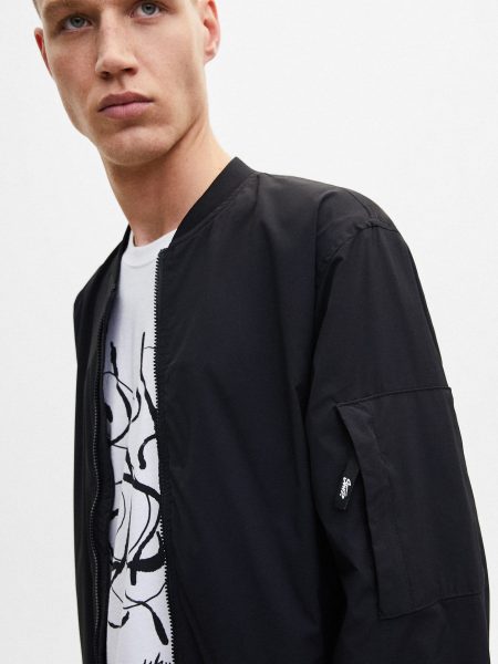 Lightweight Zipped Bomber Jacket - Image 3