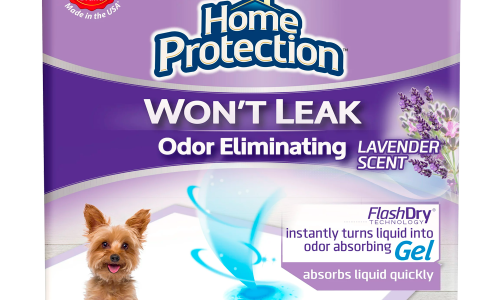 Hartz Home Protection Lavender Scent Odor-Eliminating Dog Pads, Regular Size, 21 in x 21 in, 50ct
