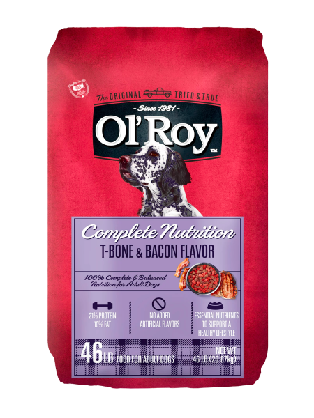 Ol' Roy Complete Nutrition T-Bone & Bacon Flavor Dry Dog Food