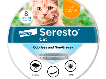 Seresto Cat Vet-Recommended Flea & Tick Prevention 8 Month Collar for Cats
