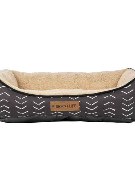 Vibrant Life Luxe Cuddler Mattress Edition Dog Bed, Medium, 27_x21_, Up to 40lbs