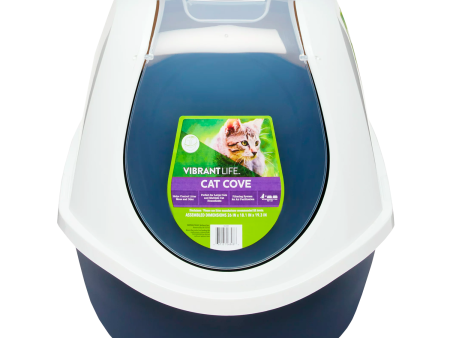 Vibrant Life Mega Smart Cat Cove Covered Litterbox
