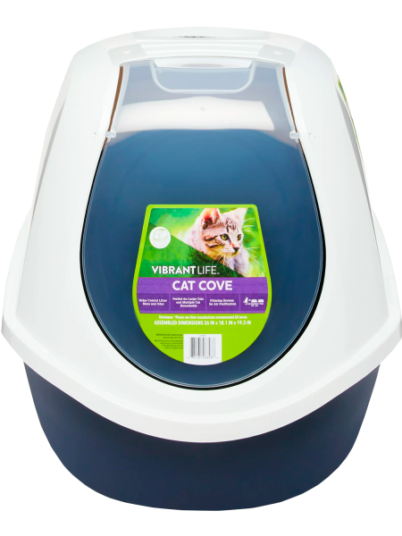 Vibrant Life Mega Smart Cat Cove Covered Litterbox