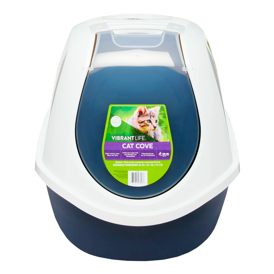Vibrant Life Mega Smart Cat Cove Covered Litterbox