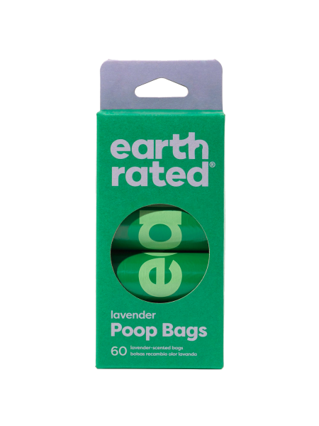 Earth Rated 60 Bags on 4 Rolls - Lavender