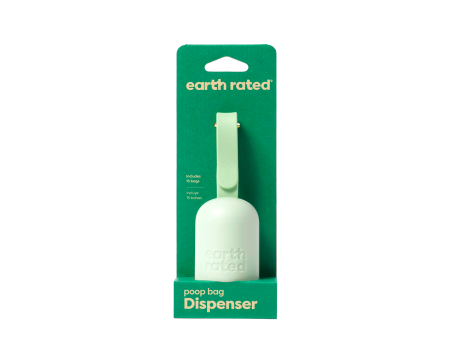 Earth Rated Poop Bags Dispenser with 15 Bags
