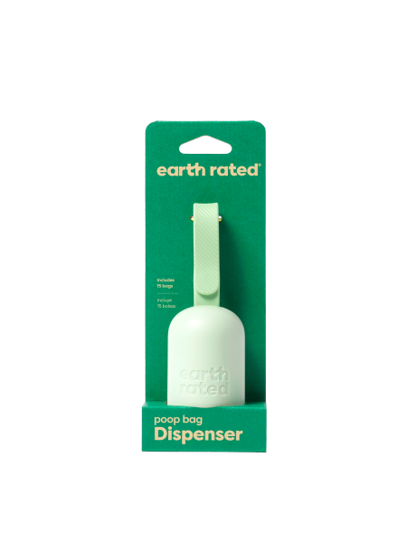 Earth Rated Poop Bags Dispenser with 15 Bags