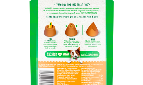 GREENIES PILL POCKETS for Dogs Capsule Size Natural Soft Dog Treats, Chicken Flavor, 7.9 oz. Pack - Image 2
