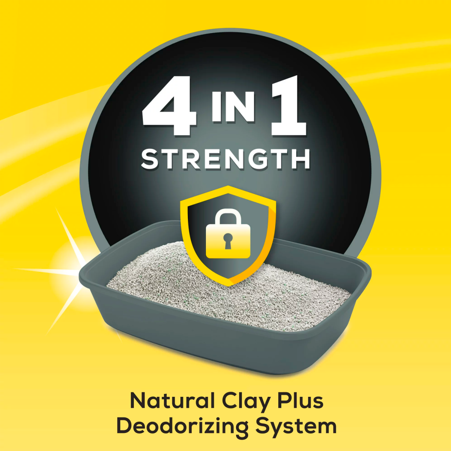 Purina Tidy Cats Clumping Cat Litter, 4-in-1 Strength Multi Cat Litter, 35 lb. Pail - Image 2