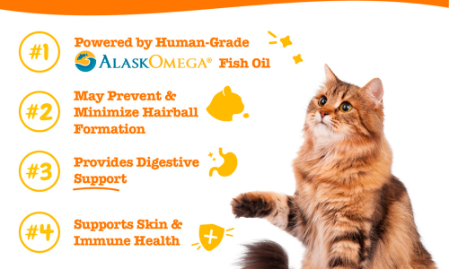 Zesty Paws Hairball Bites for Cats, Hairball Treat Supplement, 30 Count - Image 3