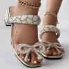 Sandals High Heels For Women Silver Girl High Heel Black High Heel High Heel For Woman Casual Leisure Women Leather Sandals