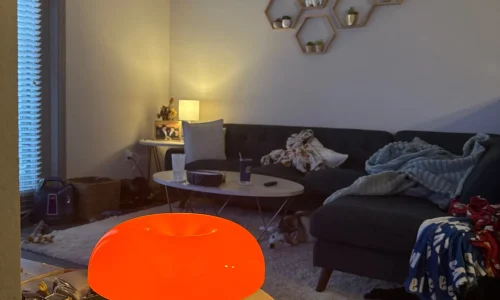 Classic Mushroom Table Lamp Modern Bauhaus Art Table Lamp Bedroom Bedside Lamp Danish Designer Orange Decorative Table Lamp photo review