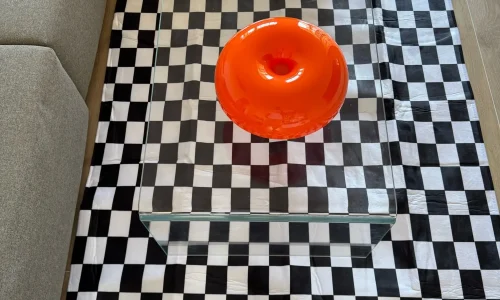 Classic Mushroom Table Lamp Modern Bauhaus Art Table Lamp Bedroom Bedside Lamp Danish Designer Orange Decorative Table Lamp photo review