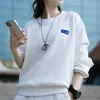 2025 Spring and Autumn New Women's Loose Casual Sportswear Set High-end Fashionable Sweater Reducing Sweater Two-piece Set