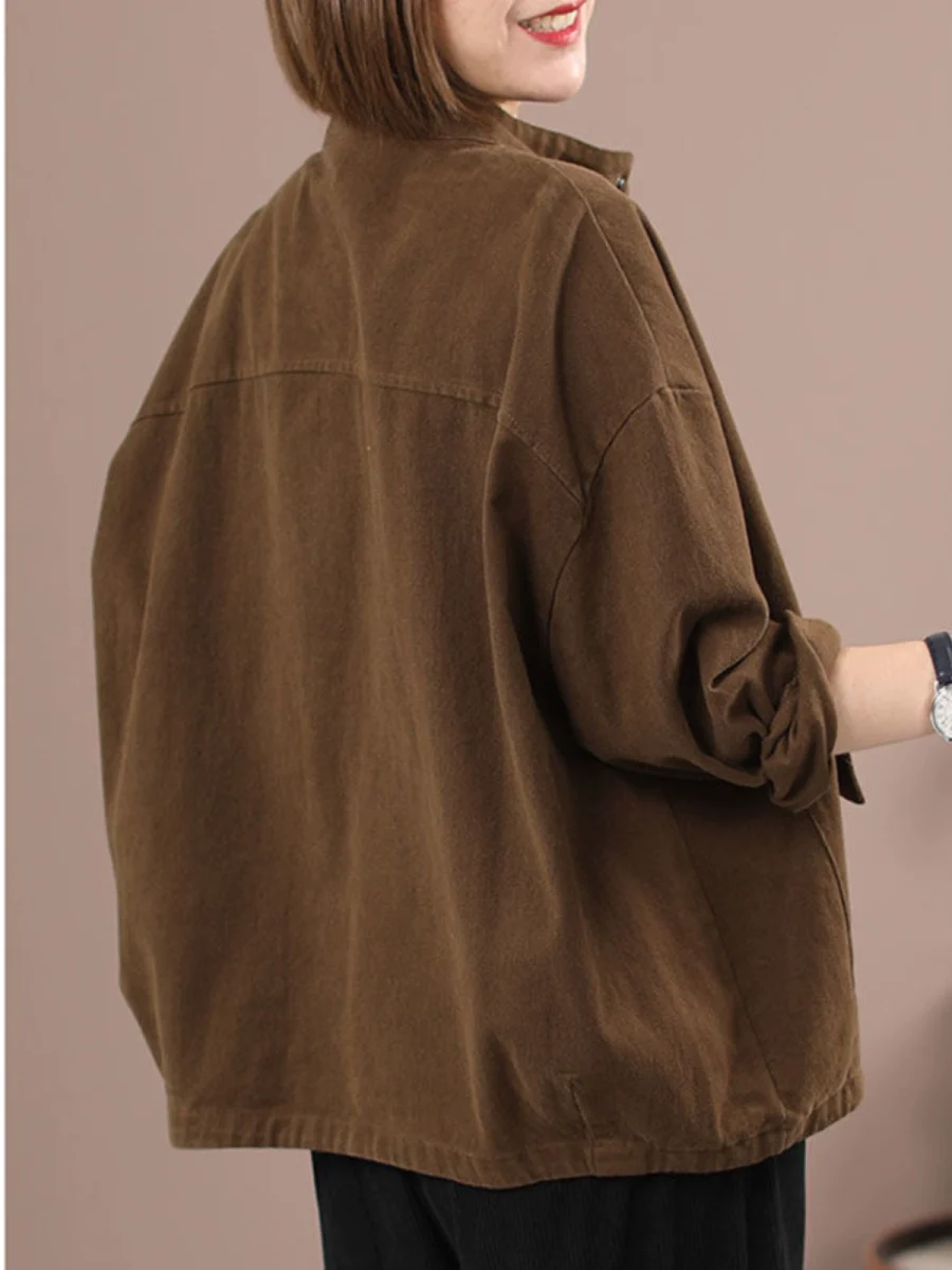 Guangzhou 13-Long High-end Women's Clothing Dalian Denim Jacket Casual Spring and Autumn European Station European Trendy Brand 2025 New Style - Image 2