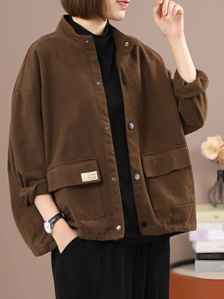 Guangzhou 13-Long High-end Women's Clothing Dalian Denim Jacket Casual Spring and Autumn European Station European Trendy Brand 2025 New Style