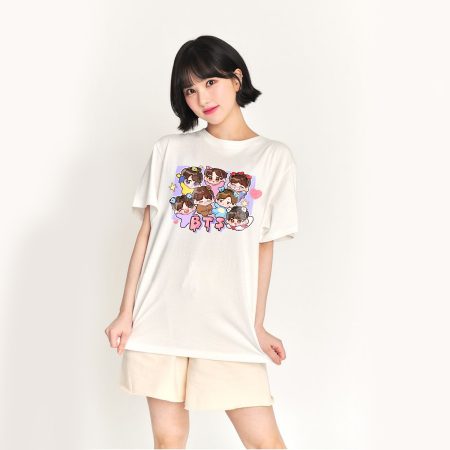 Áo Phông BTS Chibi Dễ Thương, Áo Thun Cotton 100% Mềm Mại
