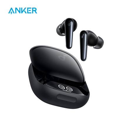Soundcore Liberty 4 Pro by Anker,Noise Cancelling Wireless Earbuds, 7-Sensor and Real-Time Adaptive Noise Cancelling,2×Faster Charging,Studio-Level Hi-Fi Music,Clear Calls with 6 Mics and AI (Refurbished)