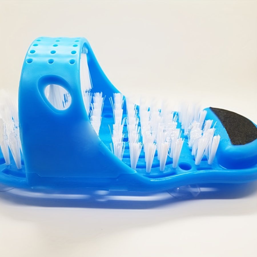 Exfoliating Foot Scrubber 1pc - Plastic Foot Wash Brush with Polyester Bristles - Shower Floor Dead Skin Remover and Massage Cleaner with Suction Cup - Image 6