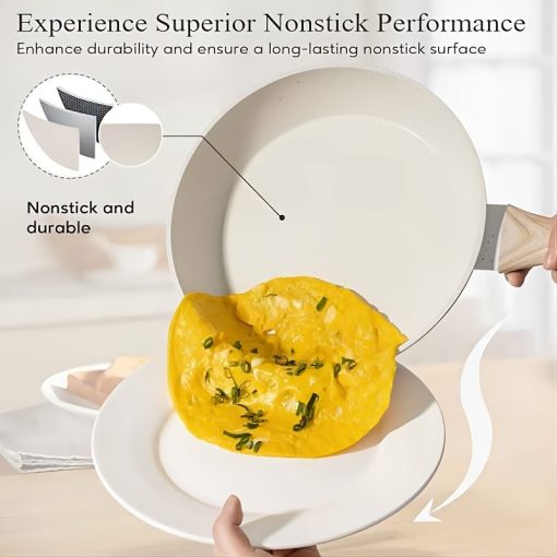 12/5 POTS And Pans Set, Non-stick Cookware Set, Induction Cookware Non-stick Granite Cooking Set, Including Frying Pan, Pan, Steamer, Silicone Spatula And Tongs, Father'S Day Gifts - Image 7