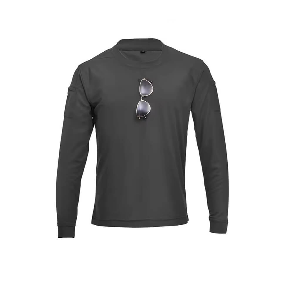 Men's T-shirt Casual Short Sleeved Tees Long Sleeve O Neck Sweat Absorbent Combat T-shirt Hunt Airsoft T Shirts Hunting - Image 2