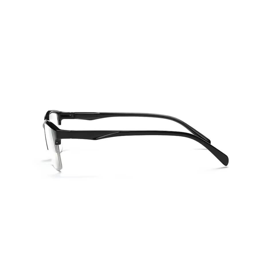 Half Frame Reading Glasses Presbyopic Eyewear Male Female Far Sight Glasses Ultra Light Black Red with Strength +75 To +400 - Image 2